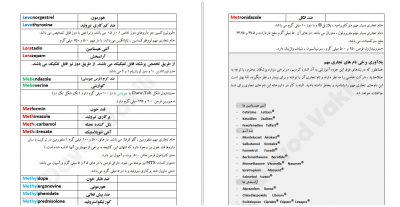 جزوه داروشناسی نسخه خوانی جزوه ویژه داروشناسی جزوه نکات داروشناسی جزوه تکنیک های نسخه خوانی جزوه فوت و فن نسخه خوانی جزوه پیشوند های نسخه خوانی چزوه تشابهات دارویی نسخه خوانی